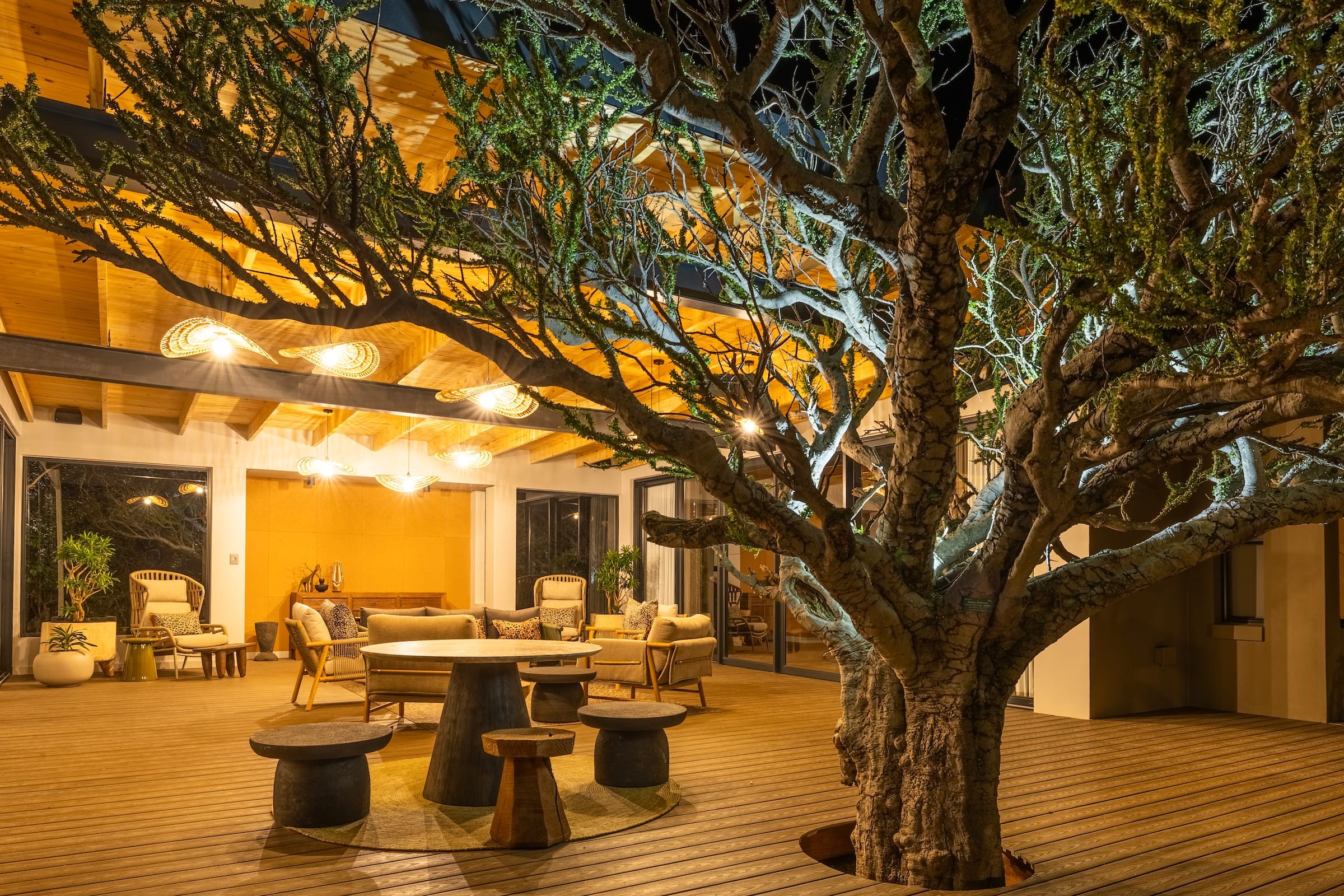The conference venue at Tsholo Safari Lodge